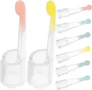 Hoement 8pcs Visible Ear Wax Removal Spoons Ear Cleaning Tool Tips for Adults Accessory