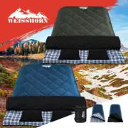 Weisshorn Sleeping Bag Double Camping Hiking -10°C-15°C Tent Winter Thermal