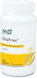 Vitaprime - Twice Daily Iron-Free Multivitamin & Mineral with Metafolin Folate (120 Tablets)