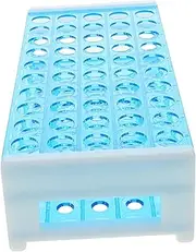 Test Tube Rack Holes Plastic Lab Tube Storage Rack for Laboratories and Schools Blue