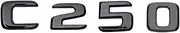 SCPCKZETZN for W203 W204 C-Class C250 Trunk Lid Emblem Badge Letters Alphabet Decal Matt Black C 250
