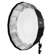 41in/105cm Deep Parabolic Umbrella Softbox 16 Rib Bowens Type Mount Photo Flash