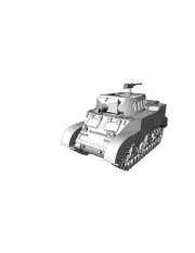 Howitzer Motor Carriage M8 Scott - US Army - Bolt Action - wargame3d