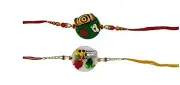 Goddess Dosa And Paratha Design Rakhi For Rakashabandhan 2 pcs