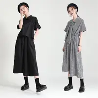 在飛比找momo購物網優惠-【ibella 艾貝拉】多種穿法設計洋裝連身裙日系 預購13