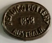 Bendigo Pottery Ceramic Medallion