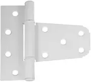 National Hardware N342-568 Lighter-Duty Gate Tee Hinge, Aluminum White