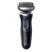 Braun Series 7 71-B1000S Wet & Dry Electric Shaver Cordless W/ Travel Case - Blue