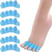 Silicone Toe Separator for All Toes | 6X | Toe Separator Hallux Valgus Correction | Gel Toe Separator for Bunion Correction | Correction for All Toes | Hammer Toe Correctors