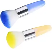 Mikinona Professional Nail Art Dust Brush Blush Brush Cleaner Nail Powder Cleaner Home Salon Use