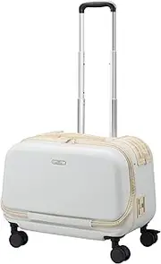 Gex Osoto Colofy M Milk, Lightweight, Anti-pop, Seatbelt Fixed, Suitcase, Carry Type, for Pets