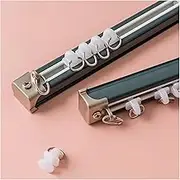 Curtain Track, for Room Divider,Bay Window,Bathroom Window,RV Rail, Shower Corner, Hospital Privacy System(A Wall Mounted,140Cm(4.6Ft))