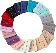 [TINEASUR] 30pcs Bra Underwear Extension Button Single Hook Bra Extender Bra Extenders Bra Back Extender Bra Strap Extension Bra Strap Extender Bra Clear Straps Women Bra Extension Strap Random Color