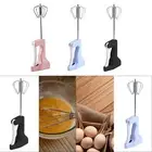 Stainless Steel Egg Whisk Semi Automatic Egg Whisk for Baking Whisking