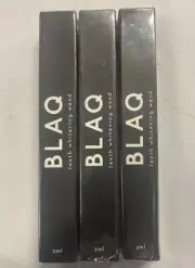 3 Pack BLAQ Teeth Whitening Wand 0.07 US FL OZ Travel Size