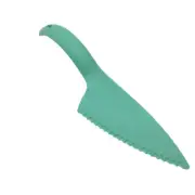 Tupperware Cut N Serve Pie Cake Pastry Cutter Knife Serrated Edge Mint Green