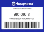 Husqvarna Genuine SPRING (59) 215 40 N/MM D=9,5 - 91010161S