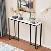 White Marble Console/ Hall Table