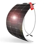 Semi-Flexible Solar Panel 12V Bendable Thin Film Monocrystalline 100W