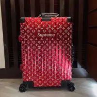 在飛比找Yahoo!奇摩拍賣優惠-LV X Supreme X Rimowa  老花鋁鎂合金登