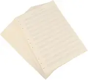 HOODANCOS 2mm Music Manuscript Paper Refill 100 Sheets Loose-leaf Blank Sheet Music Notebook Refill for Musicians and Students