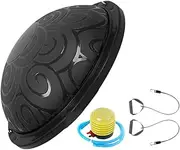 Qianly Balance Ball 18 inch Exercise Workout Ball, Strength Training Equipment, Half Ball Sport Balance Ball for Gym, Home,