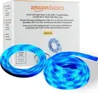 Amazon Basics 16.4ft Smart LED Light Strip, RGB+White, Alexa, No Hub Needed