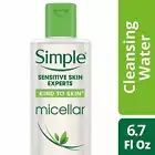 Simple Kind to Skin Cleansing Water Micellar 6.7 oz Clean and Removes Makeup