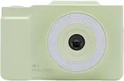 Jectse Portable Camera, 48MP 1080P Autofocus Flip Screen Camera for Camping (Green)