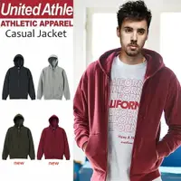 在飛比找樂天市場購物網優惠-日本United Athle素面連帽外套 ZIP JACKE