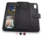 for Wallet Case, [Detachable] Magnetic Wallet Case, Durable iPhone XR Black