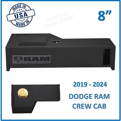 Dodge Ram Crew Cab 1500 2023 8" Sub Box Subwoofer Enclosure
