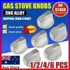 1/2/4/6PCS Gas Stove Knobs Home Kitchen Cooker Oven Cooktop Metal Switch Control