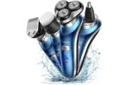 Hatteker Electric Shaver for Men Rotary Shaver Electric Razor Beard Trimmer Nose Hair Trimmer Cordless Wet Dry Face Brush 4 in 1