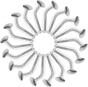Zerodeko Industrial Pallet Rack Safety Bolts Set 50pcs Heavy Duty Galvanized Drop Pin Easy Installation Rack Mounting