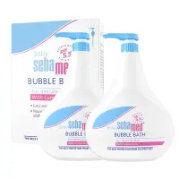 在飛比找Yahoo奇摩購物中心優惠-SEBAMED施巴 嬰兒泡泡浴露(1000ml) 優惠2入組