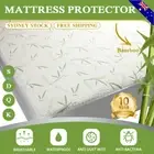 WATERPROOF Bamboo Mattress Protector Cover Bed Covers Single/Double/Queen/King