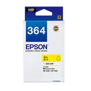 EPSON T364 原廠墨水匣黃色