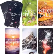 Time Oracle Cards for Beginners with Meanings on Them 60 PCS Adventure...