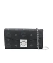 MCM Patricia Large Chain Wallet One size Black