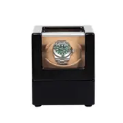 Single Watch Electric Mechanical Watch Shaker Watch Automatic Winding Watch Box Watch Storage Shake Box-Brown