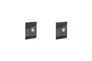 2x Fabriano Ecoqua Plus Nero Lines Glued A4 Notebook Home School stationery