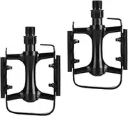 Pedals, Pack of 2 Flat Bike Pedals, Cycling Accessories, Non-Slip Lightweight Plate, 9/16 Inch Foot Pegs, Cleats for Men Women