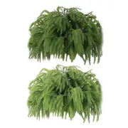 Christmas Norfolk Pine Branches, 12 Pack Artificial Norfolk Pine Stems Christmas