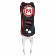 Mississippi Rebels Switchblade Divot Tool with ball marker magnet attach