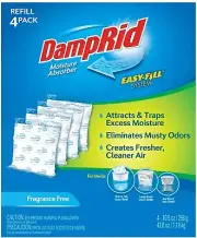 Replacement Super Absorbing Refill for DampRid System (4 Pack)