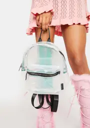 [FYDELITY] Lux Bubble Clear Mini Backpack