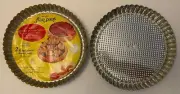 Vintage Set of 2 Flan Pans G&S Metal Products 10" Fluted Dessert Pans NEW