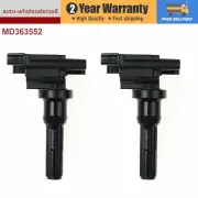 2X MD363552 Ignition Coil For Mitsubishi Lancer EVO 4 5 6 7 8 9 2.0L Turbo 4G63 (for: Mitsubishi)