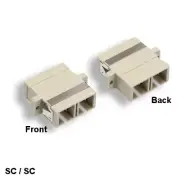 LOT 10pcs SC to SC Fiber Optic Adaptor Duplex Multi-Mode Flange Mount Style